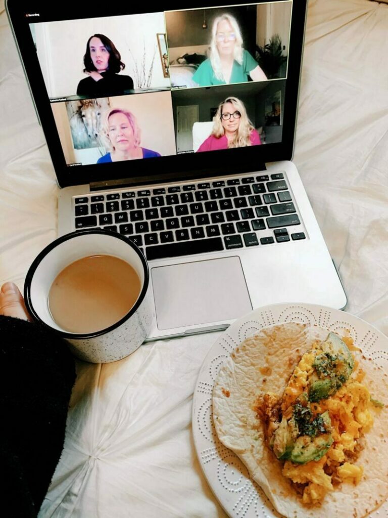 Hutchinson Hospitality Recruiters in zoom meeting